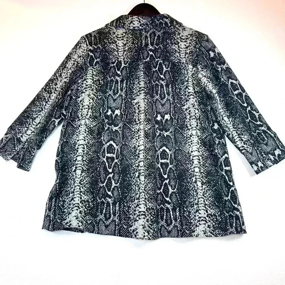 Shannon Passero Turkish swing jacket cardigan sweater size Medium snake print - Picture 10 of 11